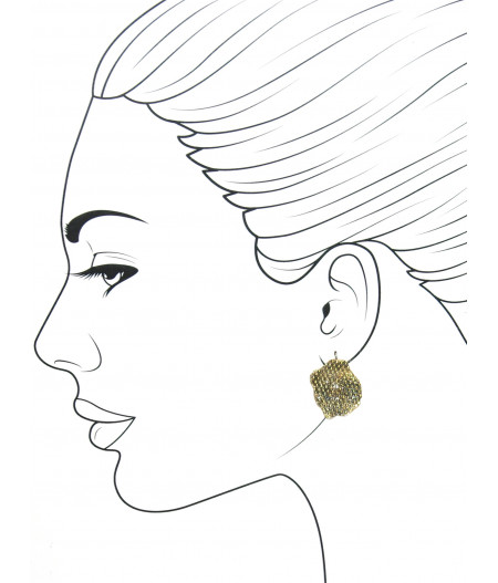 Cercei Textured brass